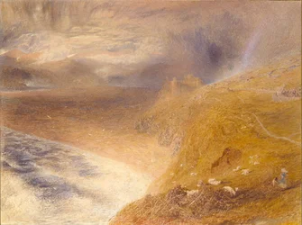 Burg Harlech, 1857