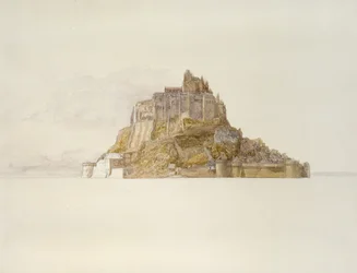 Mont St Michel vom Sand aus