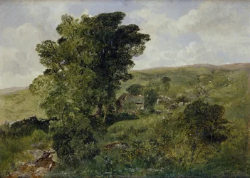Ansicht von Nantlle, Caernarvonshire, 1855