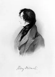 Porträt von Benjamin Disraeli (1804-81), 1837