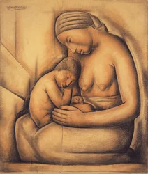 Indische Mutter, ca. 1936