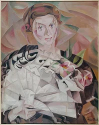 Fächerspiel oder Frau mit Fächer