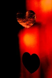 Zwei Herzen, aus der Serie Herzen