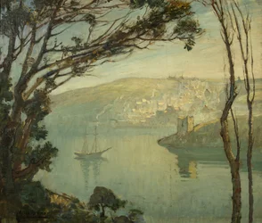 Ein Wintermorgen in Fowey