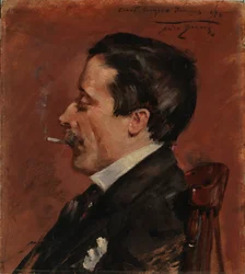 Mann mit Zigarette, 1896