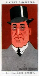 Edward Carson, 1. Baron Carson, Ulster-Führer und Anwalt, 1926