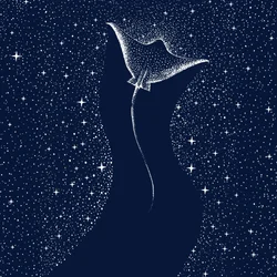 Kosmischer Manta