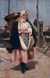 Eine Fischfrau aus Newhaven