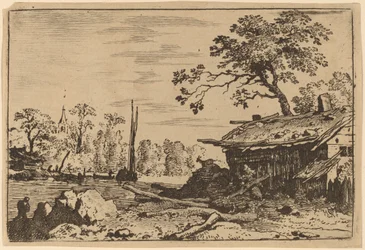 Verfallene Hütte, wahrscheinlich ca. 1645-1656