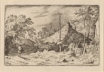 Rad unter der Heuscheune, wahrscheinlich um 1645-1656