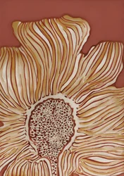 Erdige florale Abstraktion