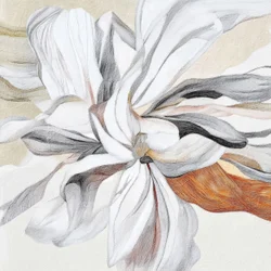 Elegante fließende Blume