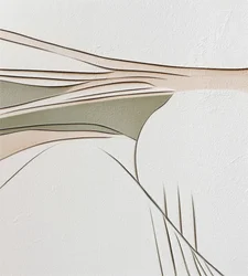 Fließende abstrakte Linien