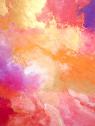 Goldener Pinker Abstrakter Fluss