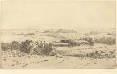 Ufer der Yanne Les bords de la Yanne