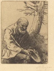 Bettler mit Hut in der Hand (Mendiant avec son chapeau à la main)
