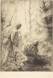 Der Tod und der Holzfäller, 2. Tafel