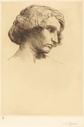 Kopf eines Mannes, 1877