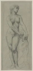 Nackte Frau
