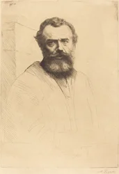 Selbstporträt, 3. Platte, 1880