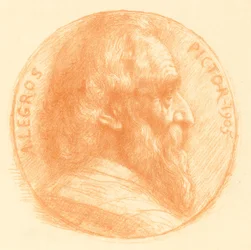 Selbstporträt, Medaillon, Nr. 2, 11. Platte