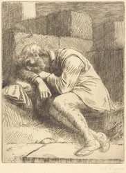 Schlafender Bettler (Mendiant endormi)