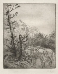 Der Bauernhof auf dem Hügel