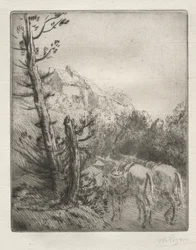 Der Bauernhof auf dem Hügel