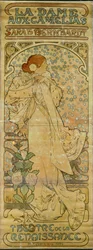 La Dame aux Camelias mit Schauspielerin Sarah Bernhardt, Théâtre de la Renaissance, Paris 1894