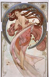 Der Tanz (von Mucha)