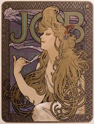 Plakat für Job-Papier, 1897