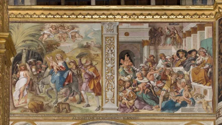 Presbyterium, siebter nördlicher Spann, Flucht nach Ägypten, Kindermord, Altobello Melon