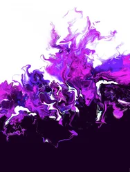 Lebhafter Violetter Fluss