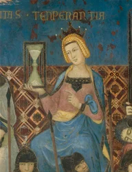 Allegorie der guten Regierung, Mäßigung (Detail)