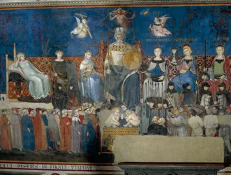 Allegorie der guten Regierung (Detail)