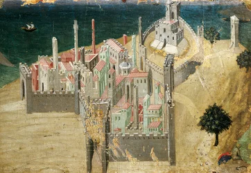 Stadt am Meer (1290-ca. 1348), 22,5 x 33,5 cm