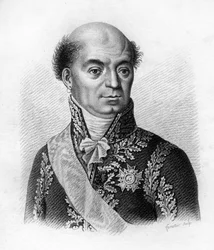 Dominique Catherine, Marquis de Pérignon Maréchal de France (1754-1818). Graviert von Ambroise Tardieu 1818. Stella Sammlung.