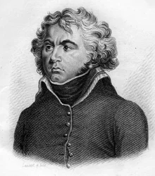 Jean-Baptiste Kléber (1753-1800), französischer General. Graviert von Ambroise Tardieu 1818. Stella Sammlung.