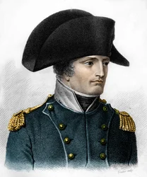 Porträt von Napoleon zur Zeit der Schlacht von Austerlitz (1805) - in 