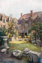 Der Bischofspalast – Innenhof, Lüttich