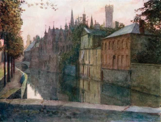 Ansicht des Palais du Franc, Brügge