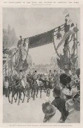 Die Heimkehr des Herzogs und der Herzogin von Cornwall und York