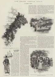 Der Landstreicher wieder unterwegs, von Mark Twain