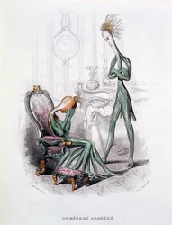 Ein stürmischer Haushalt, Illustration aus 