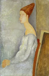 Porträt von Jeanne Hébuterne, 1918