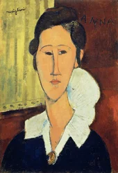 Porträt von Madame Hanka Zborowska, 1917