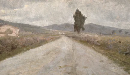 Die toskanische Straße, ca. 1899
