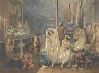 Im Hammam, 1854