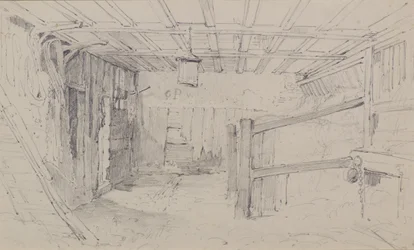 In einem Stall, ca. 1810