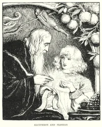 Alciphron und Florian (Gravur)